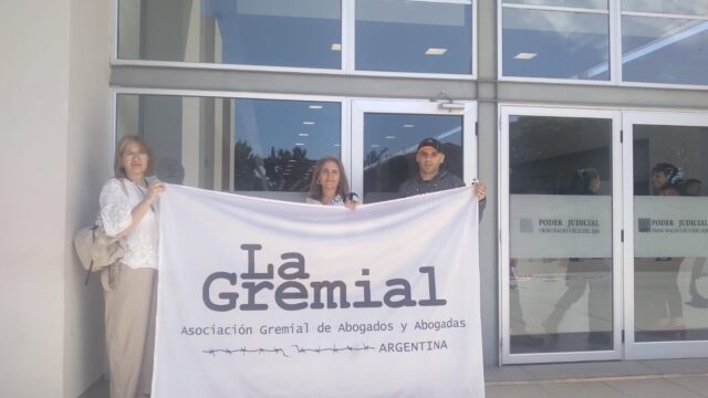 LA GREMIAL DE ABOGADOS Y ABOGADAS DE CORDOBA ENFRENTANDO A LOS JUECES Y FISCALES QUE PERSIGUEN A LOS LUCHADORES AMBIENTALISTAS